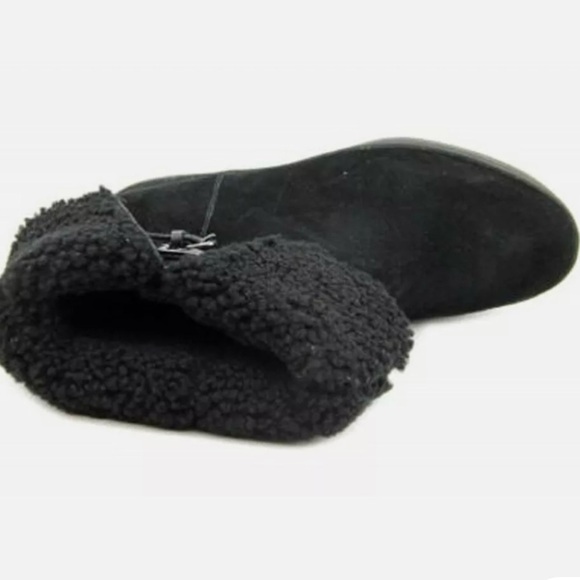 Coach Norell Cold Suede Wedge Platform Boots - Picture 2 of 14